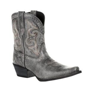 Durango Crush Pewter Shortie Boots